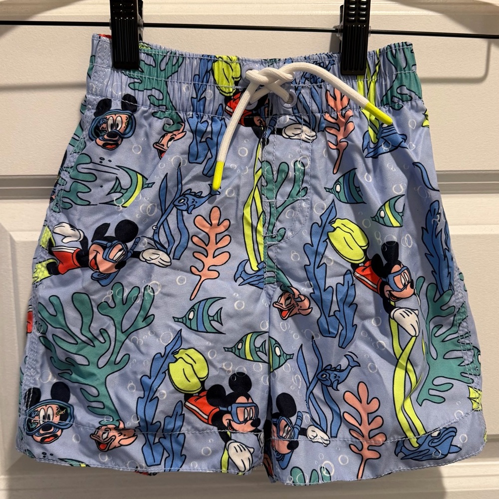 EUC Baby Gap x Disney Swim Trunks Sz. 2